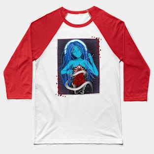 Girl and roses Baseball T-Shirt